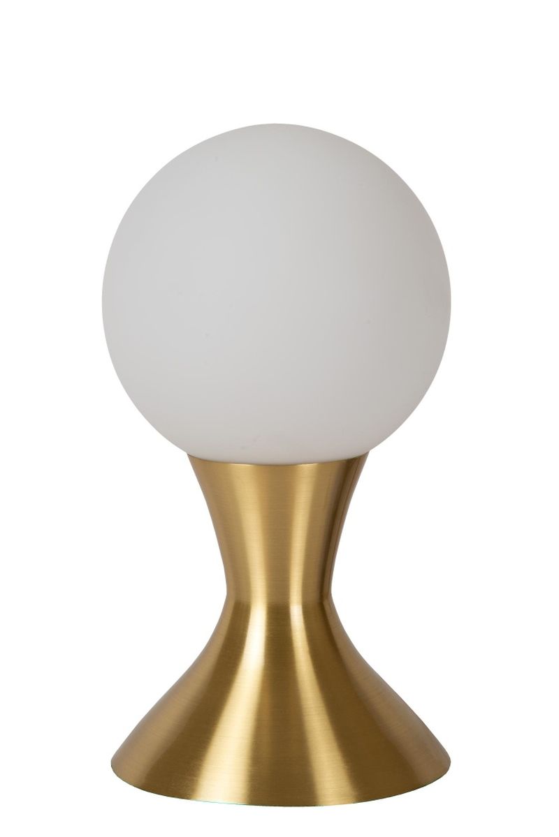 Lucide MOYA - Stolová lampa - Ø 12 cm - 1xG9 - Matt Gold / Mosadz